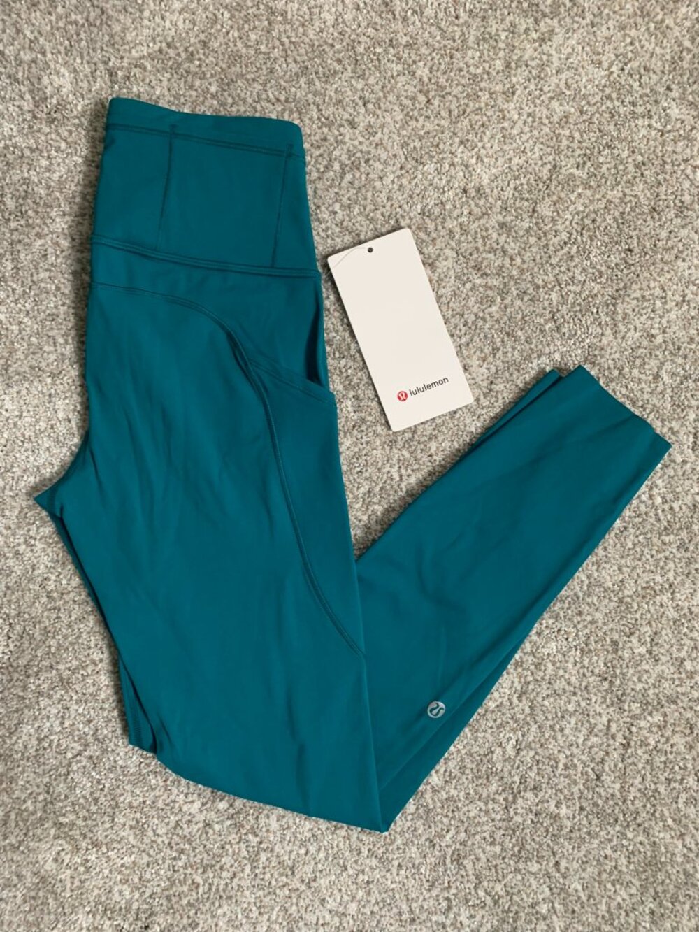 Lululemon Fast and Free HR Tight 25", Laguna, size 4 NWT